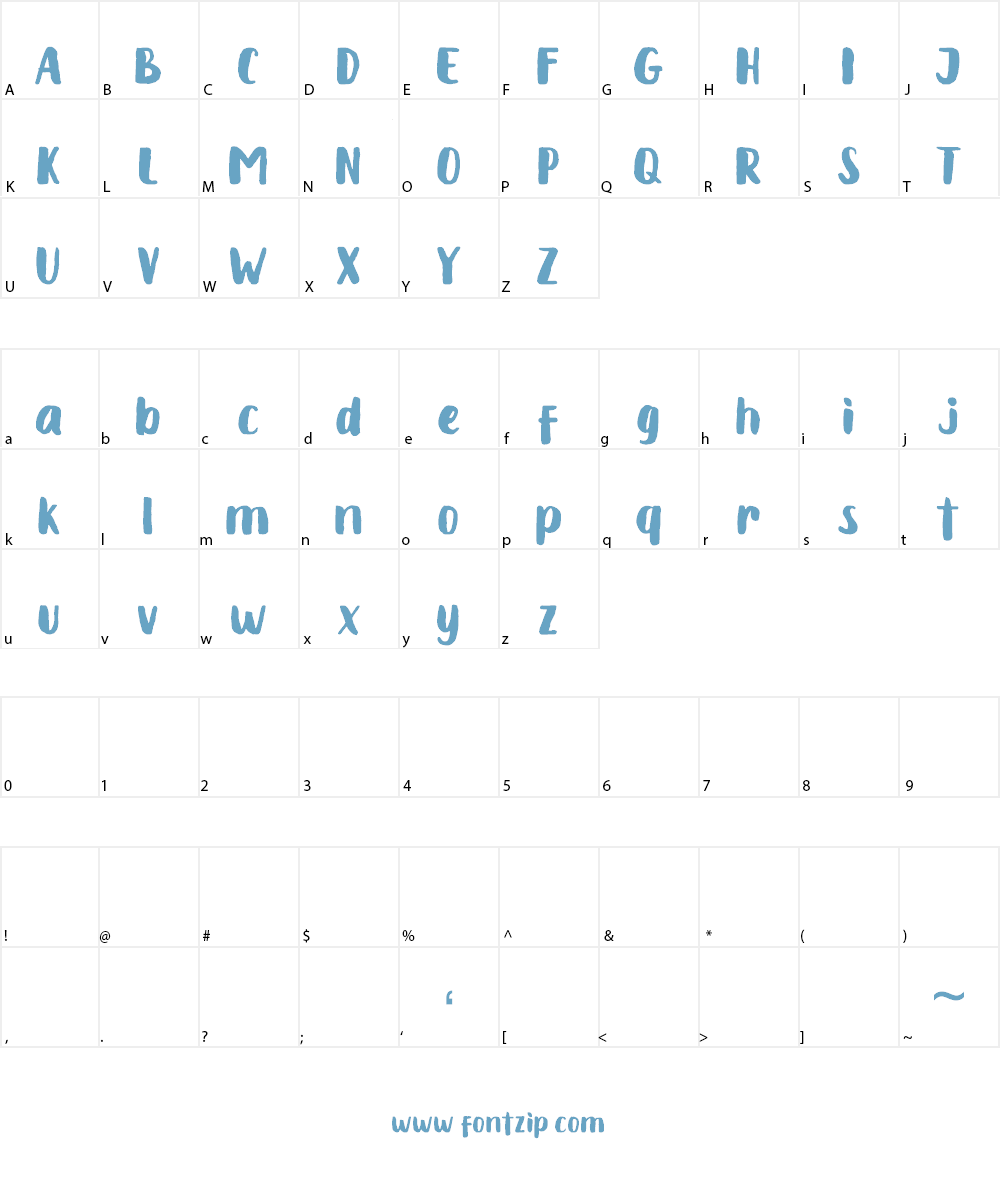 Chabitta Font Character